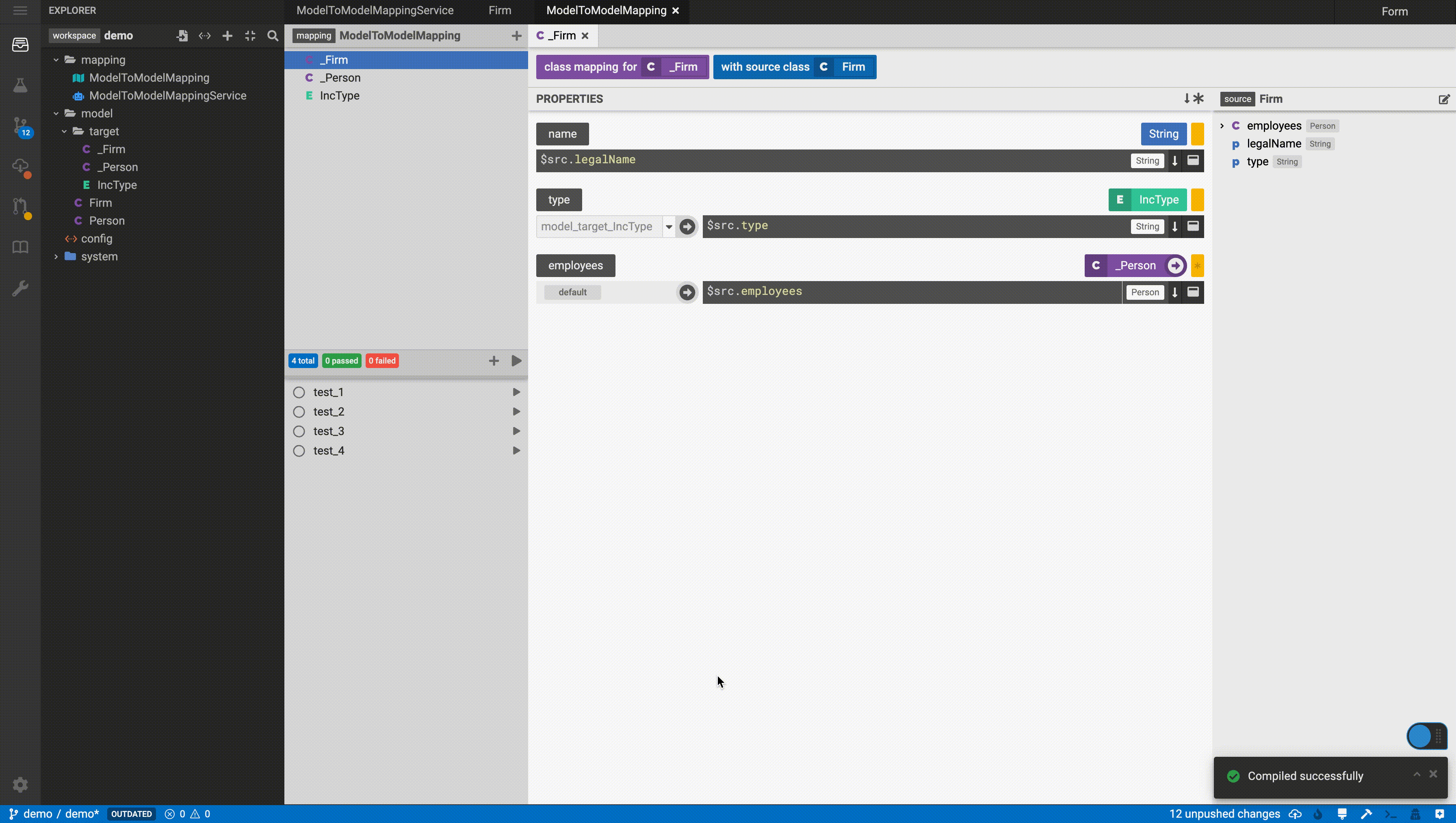 Create a data element